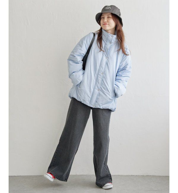 Lbc with Life「スタンドネック中綿ブルゾン」|ブルゾン・スタジャン|