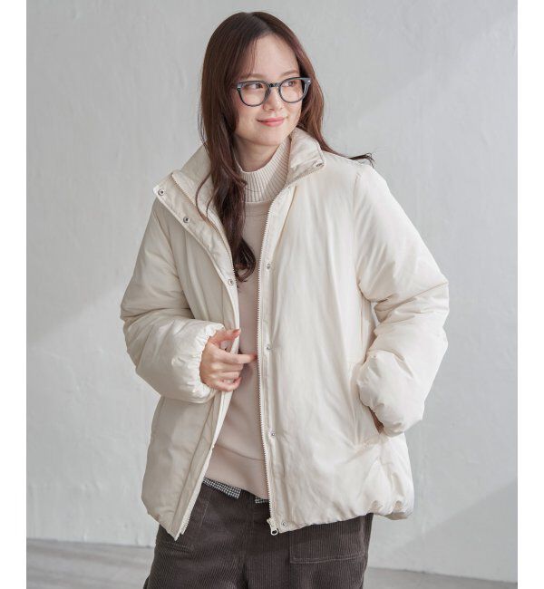 Lbc with Life「スタンドネック中綿ブルゾン」|ブルゾン・スタジャン|