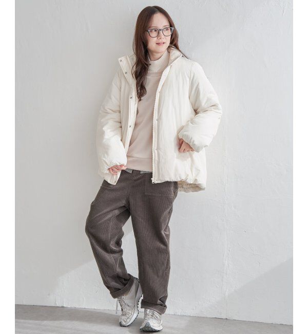 Lbc with Life「スタンドネック中綿ブルゾン」|ブルゾン・スタジャン|