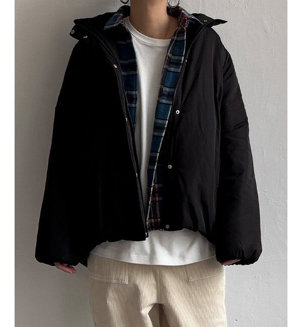 Lbc with Life「スタンドネック中綿ブルゾン」|ブルゾン・スタジャン|