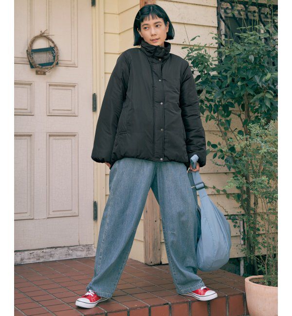 Lbc with Life「スタンドネック中綿ブルゾン」|ブルゾン・スタジャン|