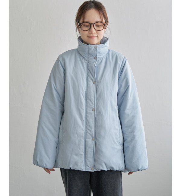 Lbc with Life「スタンドネック中綿ブルゾン」|ブルゾン・スタジャン|