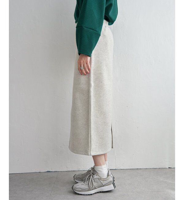 Lbc with Life「ジャージメルトンIラインスカート」|スカート|
