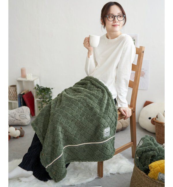 Lbc with Life「キルンケットブランケット M」|その他|グリーン