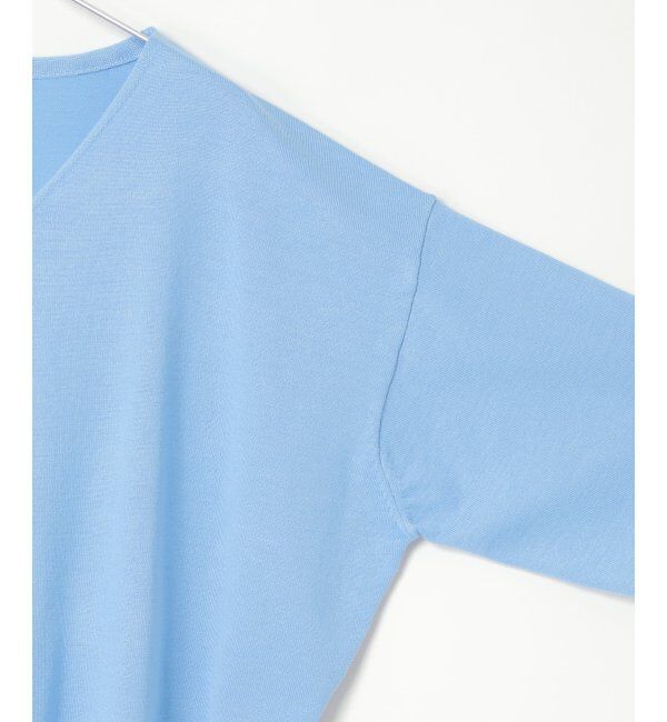 Lbc with Life「レーヨンポリV袖チュールニット」|カーディガン|