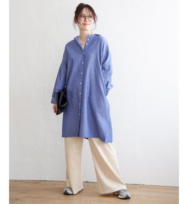 Lbc with Life「シャンブレーチェック3WAYワンピース」|ワンピース|