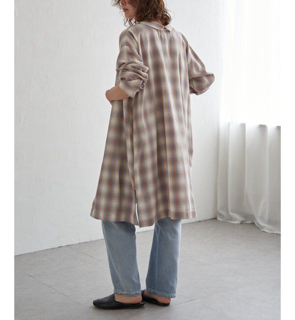 Lbc with Life「シャンブレーチェック3WAYワンピース」|ワンピース|