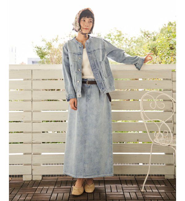 Lbc with Life「LBC ステッチナロースカート」|スカート|