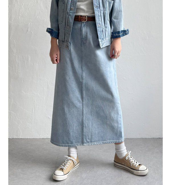 Lbc with Life「LBC ステッチナロースカート」|スカート|