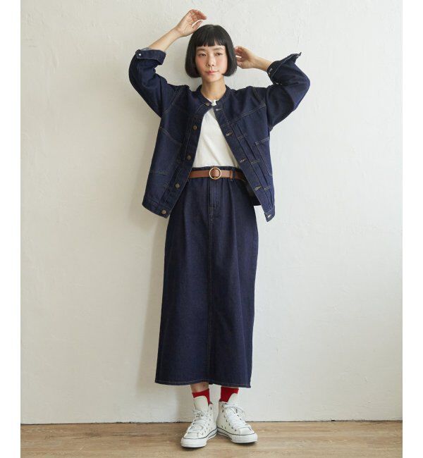 Lbc with Life「LBC ステッチナロースカート」|スカート|