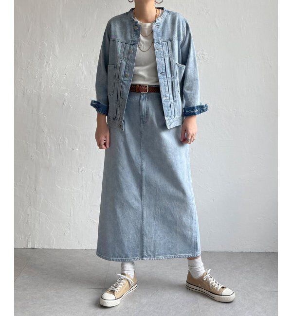 Lbc with Life「LBC ステッチナロースカート」|スカート|