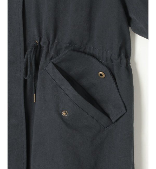 Lbc with Life「デニム切り替えモッズコート」|ブルゾン・スタジャン|