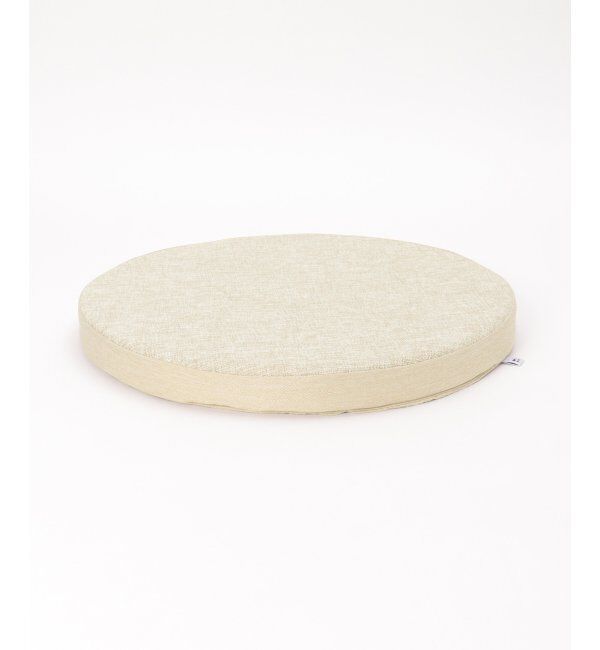 Lbc with Life「スラブ&ヘリンボンシートクッション ラウンド H4cm」|クッション・クッションカバー|