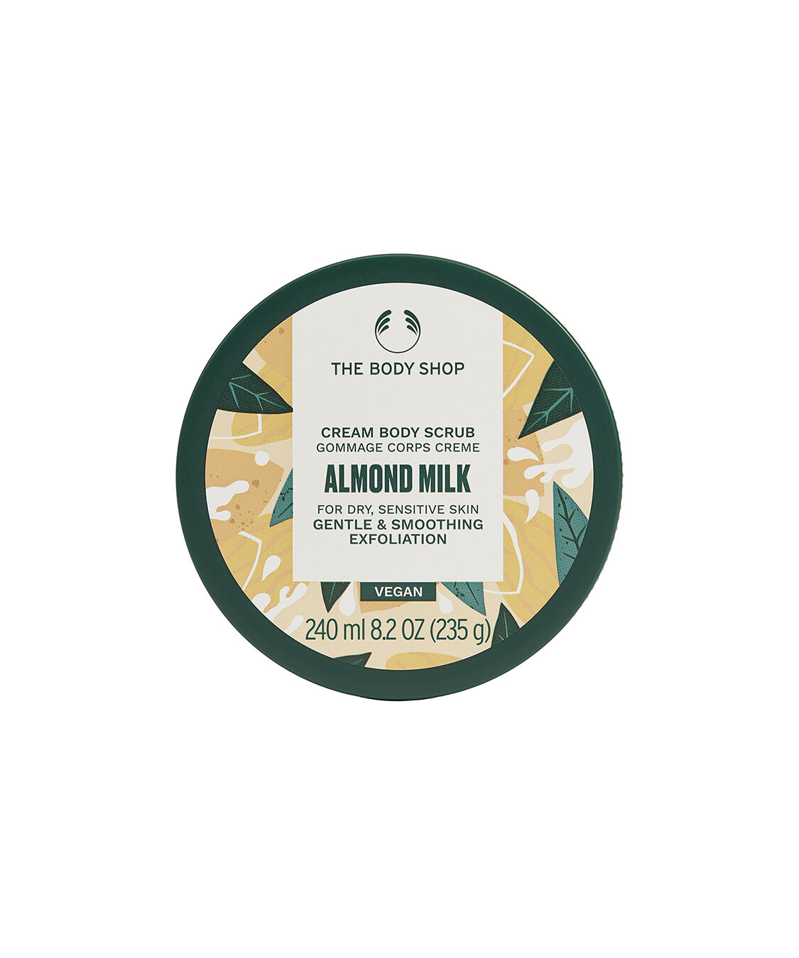 THE BODY SHOP「ボディスクラブ AM 240mL（香り：アーモンドミルク）」|マッサージ・ボディスクラブ|