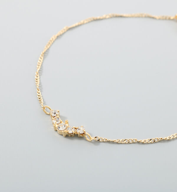 Phoebe「Vラインビジューブレスレット」|ブレスレット・バングル|