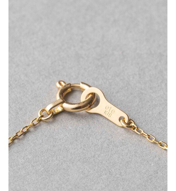 ete「K18 ダイヤモンド 0.1ct ネックレス「ブライト」」|ネックレス|