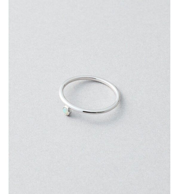 Jouete「K10WG ピンキーリング オパール」|リング|