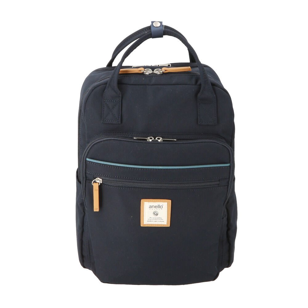 anello「アネロ グランデ リュック 通販 レディース 大人 10ポケット リュックサック デイパック」|リュック|ブルー1