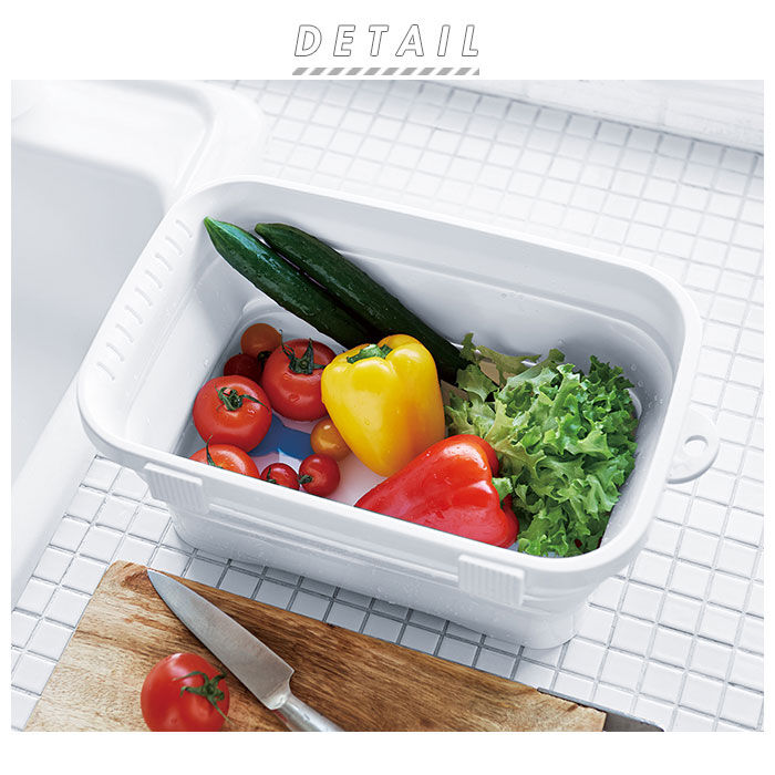 BACKYARD FAMILY「洗い桶 折りたたみ 通販 折り畳み たためる 日本製 脚付き ソフトタブ 水切 ペット」|食器・キッチングッズ|