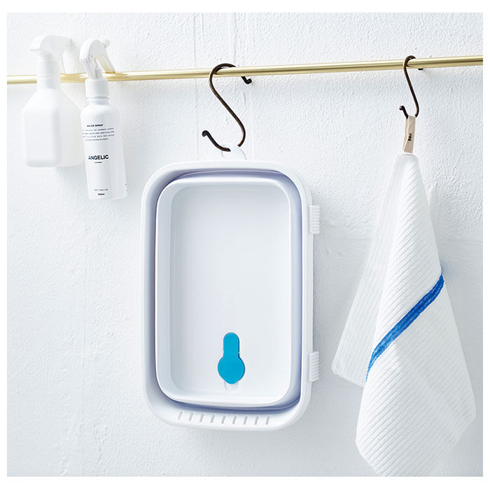 BACKYARD FAMILY「洗い桶 折りたたみ 通販 折り畳み たためる 日本製 脚付き ソフトタブ 水切 ペット」|食器・キッチングッズ|