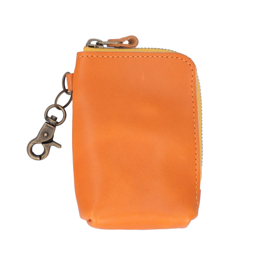 BACKYARD FAMILY「栃木レザー ポーチ 革 通販 日本製 ジーンズ マルチポーチ 小物入れ ミニポーチ」|ポーチ|ブラウン1