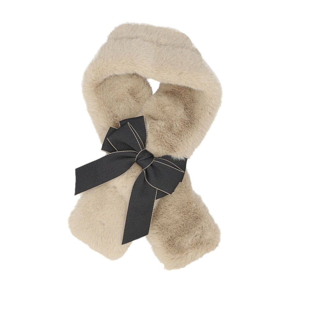 BACKYARD FAMILY「ティペット 通販 マフラー 襟巻き 首巻き レディース 女性 女の子 ネックウォーマー 冬小物」|ストール|ベージュ1