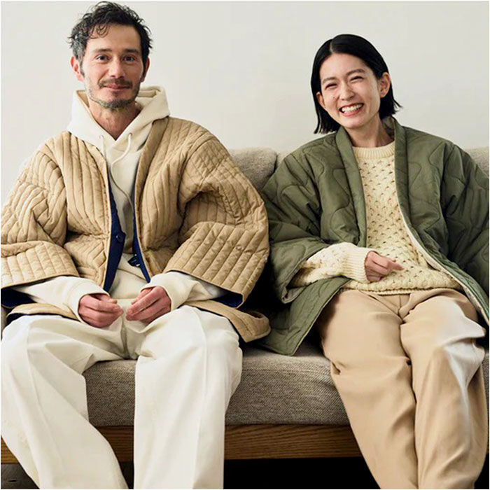 BACKYARD FAMILY「コンフリー L 半纏 はんてん ハンテン 通販 伴天 半てん 半天 ちゃんちゃんこ 重ね着 羽織り」|その他|