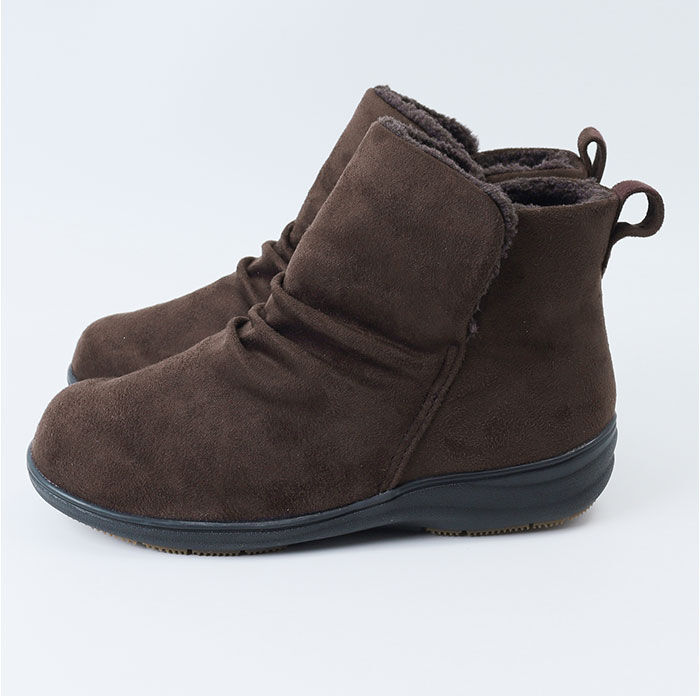 BACKYARD FAMILY「パンジー ブーツ pansy 4690 通販 ショートブーツ 婦人靴 レディース シューズ 幅広」|ショートブーツ|