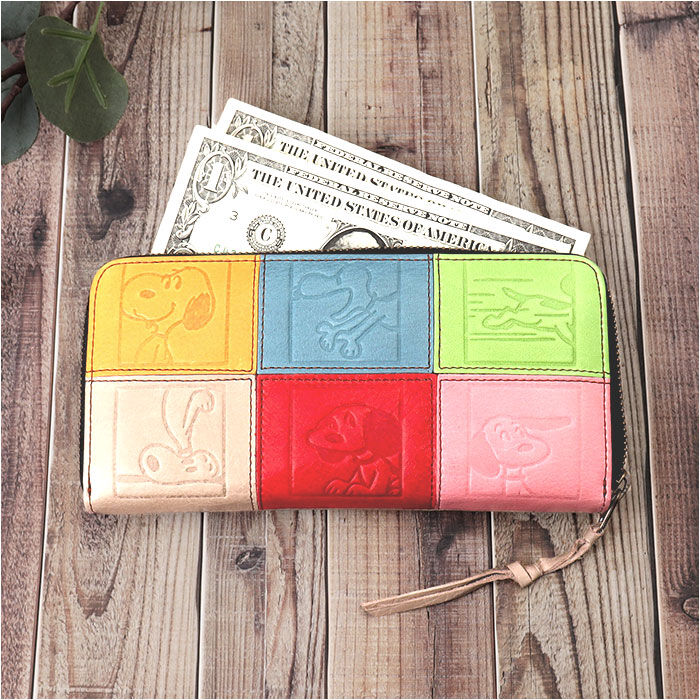 BACKYARD FAMILY「スヌーピー 財布 PEANUTS 73490 通販 長財布 長サイフ ながさいふ なが財布」|財布|