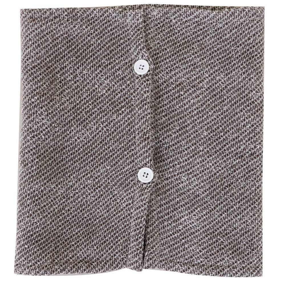 BACKYARD FAMILY「アルパカ ネックウォーマー 通販 ネック ウォーマー ネックカバー スヌード マフラー 防寒 首」|ストール|ブラウン1