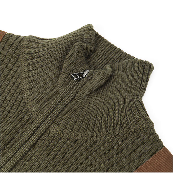 BACKYARD FAMILY「ジップアップセーター メンズ 通販 ミリタリーセーター コマンドセーター ジップアップ ニット」|その他|