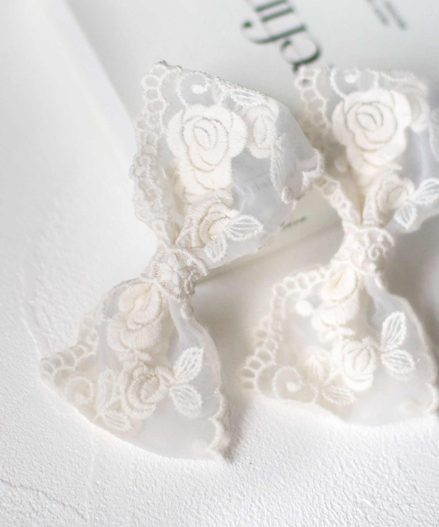 BACKYARD FAMILY「Rora ヘアクリップ キッズ 2個セット 通販 ナイリー リボン 大きめ レース ヘアークリップ」|その他|