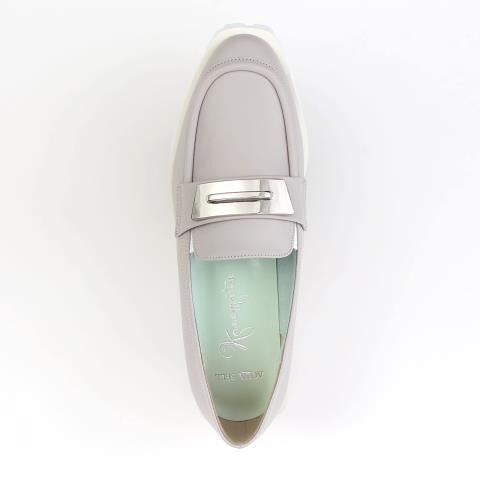 銀座かねまつ「NB260052STELGY 【本革】【防水】アクアベルプレートバックルローファー」|レインシューズ|