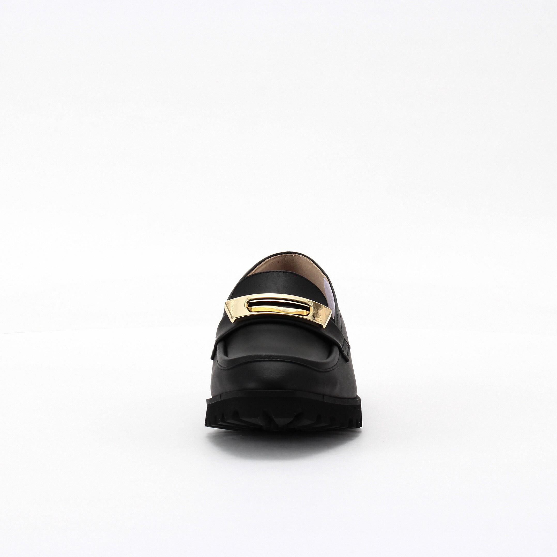 銀座かねまつ「NB260052STEBLK 【本革】【防水】アクアベルプレートバックルローファー」|レインシューズ|