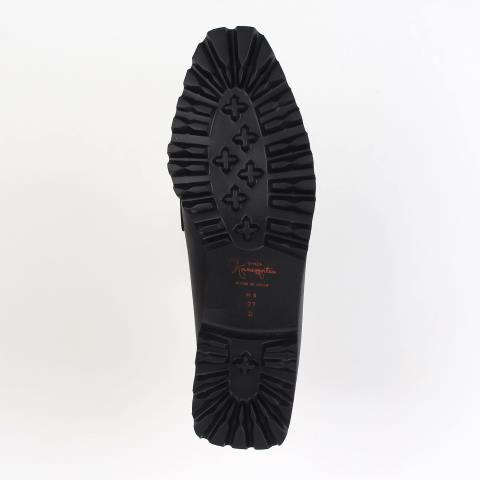 銀座かねまつ「NB260052STEBLK 【本革】【防水】アクアベルプレートバックルローファー」|レインシューズ|