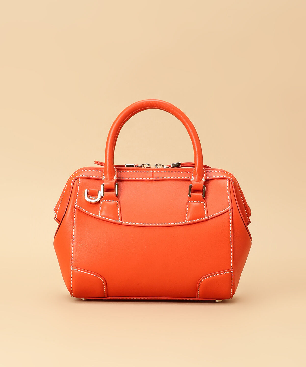 Samantha Thavasa「イタリアンカーフレザー ボストンバッグ 小サイズ」|ハンドバッグ|