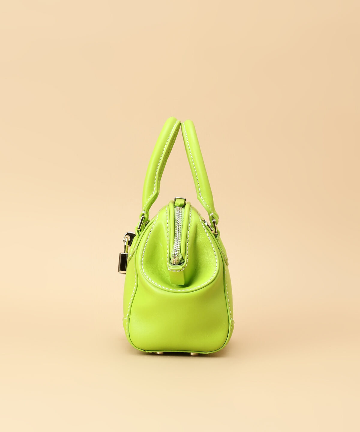 Samantha Thavasa「イタリアンカーフレザー ボストンバッグ 小サイズ」|ハンドバッグ|