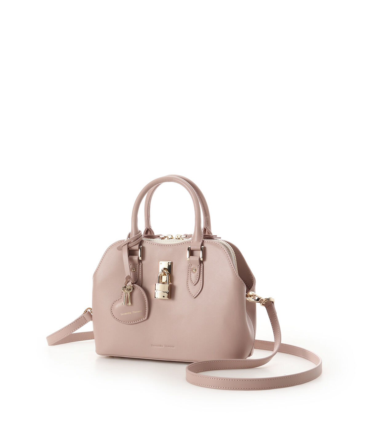 Samantha Thavasa「ハートモチーフレザーハンドバッグ 小サイズ」|ハンドバッグ|