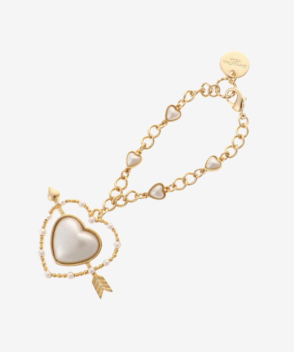 Samantha Vega「ハートアローチャーム」|チャーム・キーホルダー|ホワイト