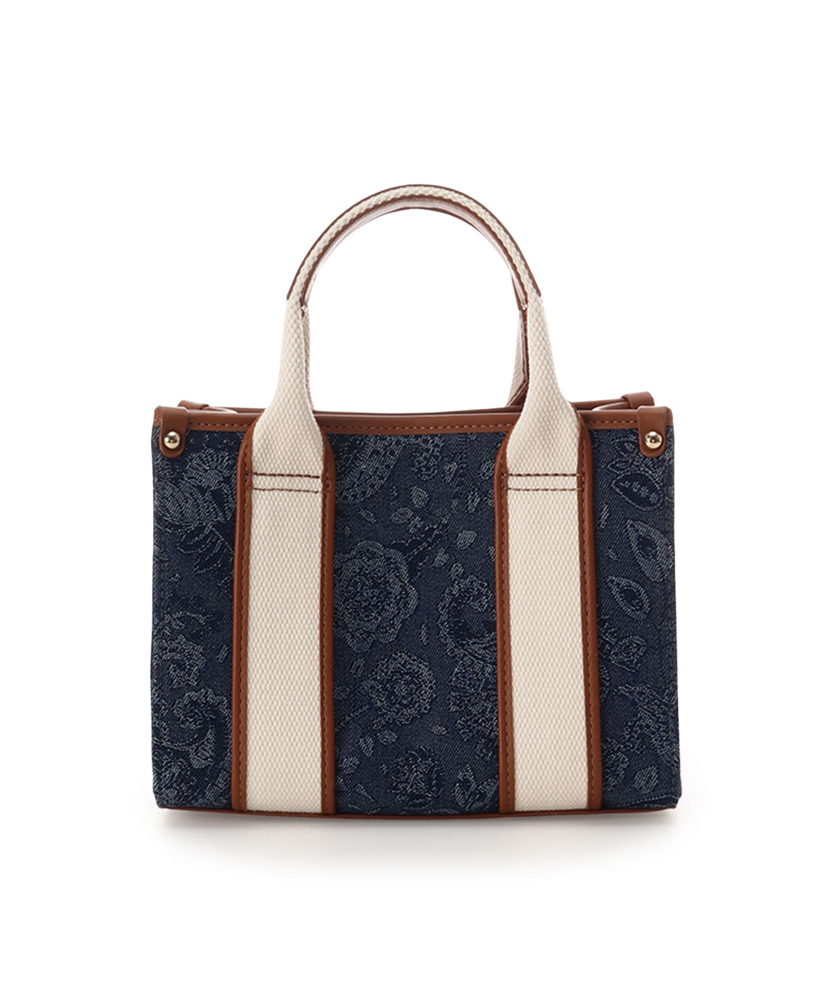 Samantha Vega「ロゴテープジャガード調トートバッグ（ミニ）」|ショルダー・メッセンジャー|