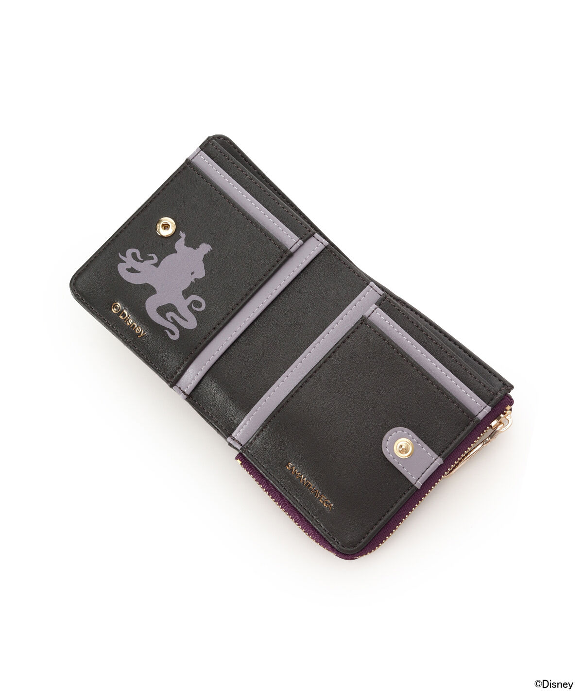 Samantha Vega「ディズニーヴィランズコレクション 「アースラ」 折財布」|財布|