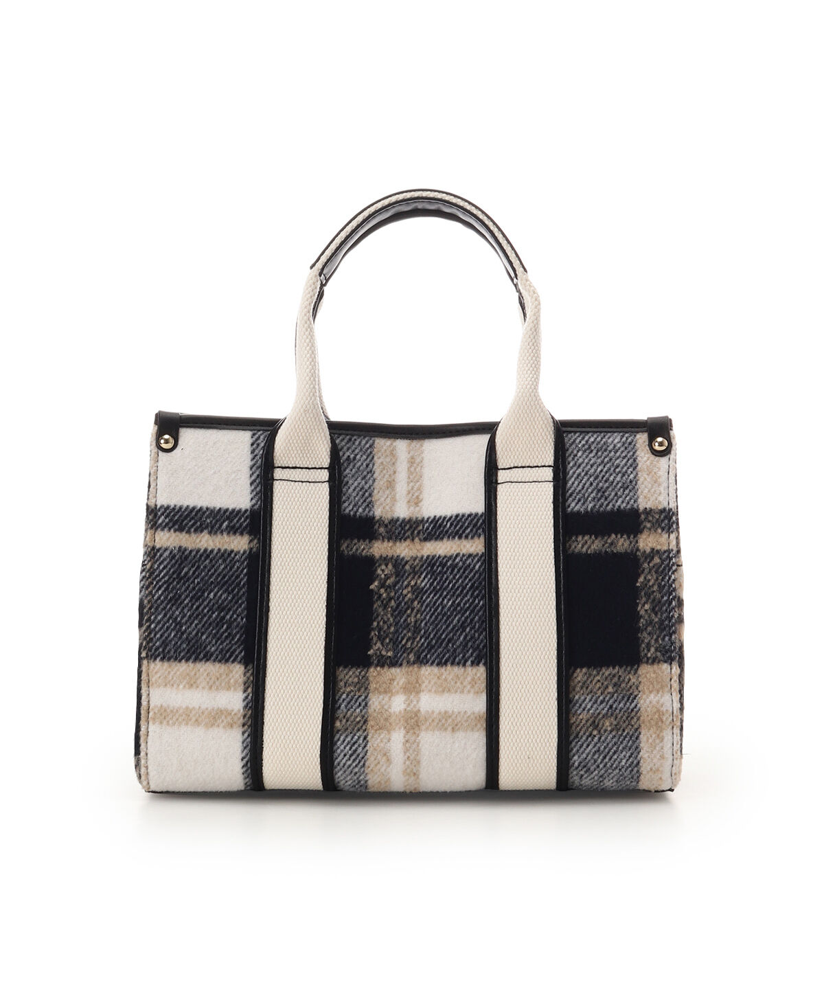 Samantha Vega「ロゴテープチェックハンドバッグ」|ハンドバッグ|