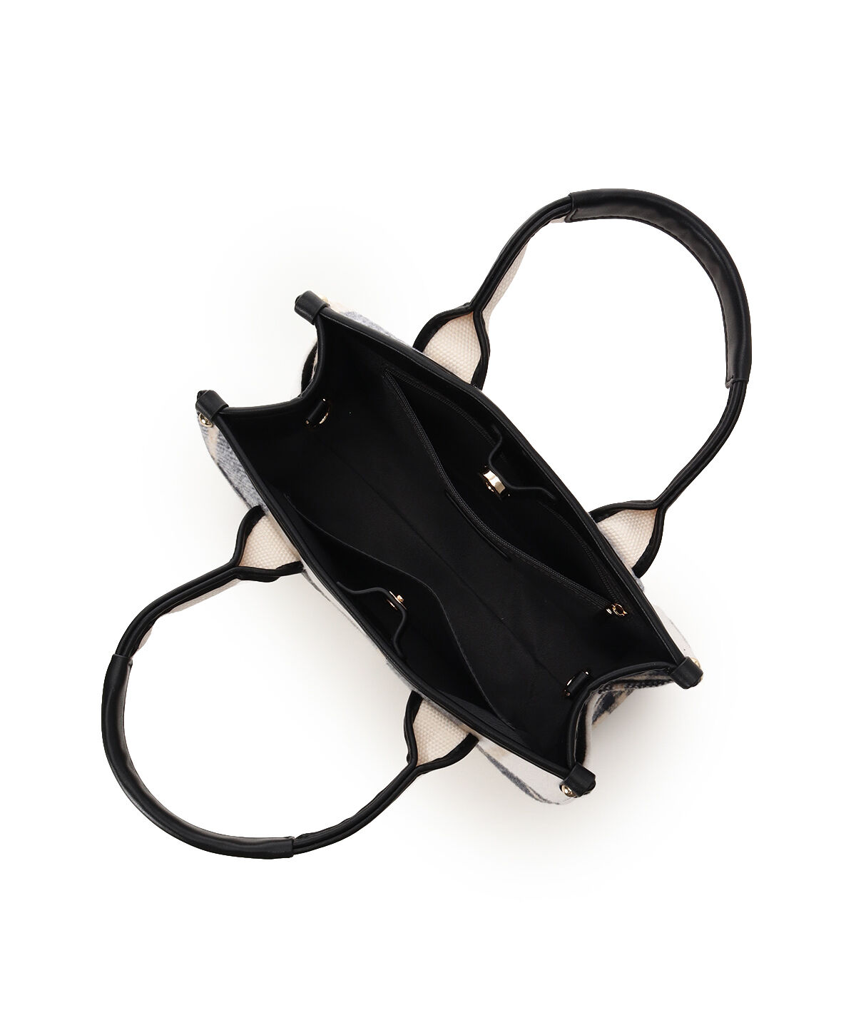 Samantha Vega「ロゴテープチェックハンドバッグ」|ハンドバッグ|