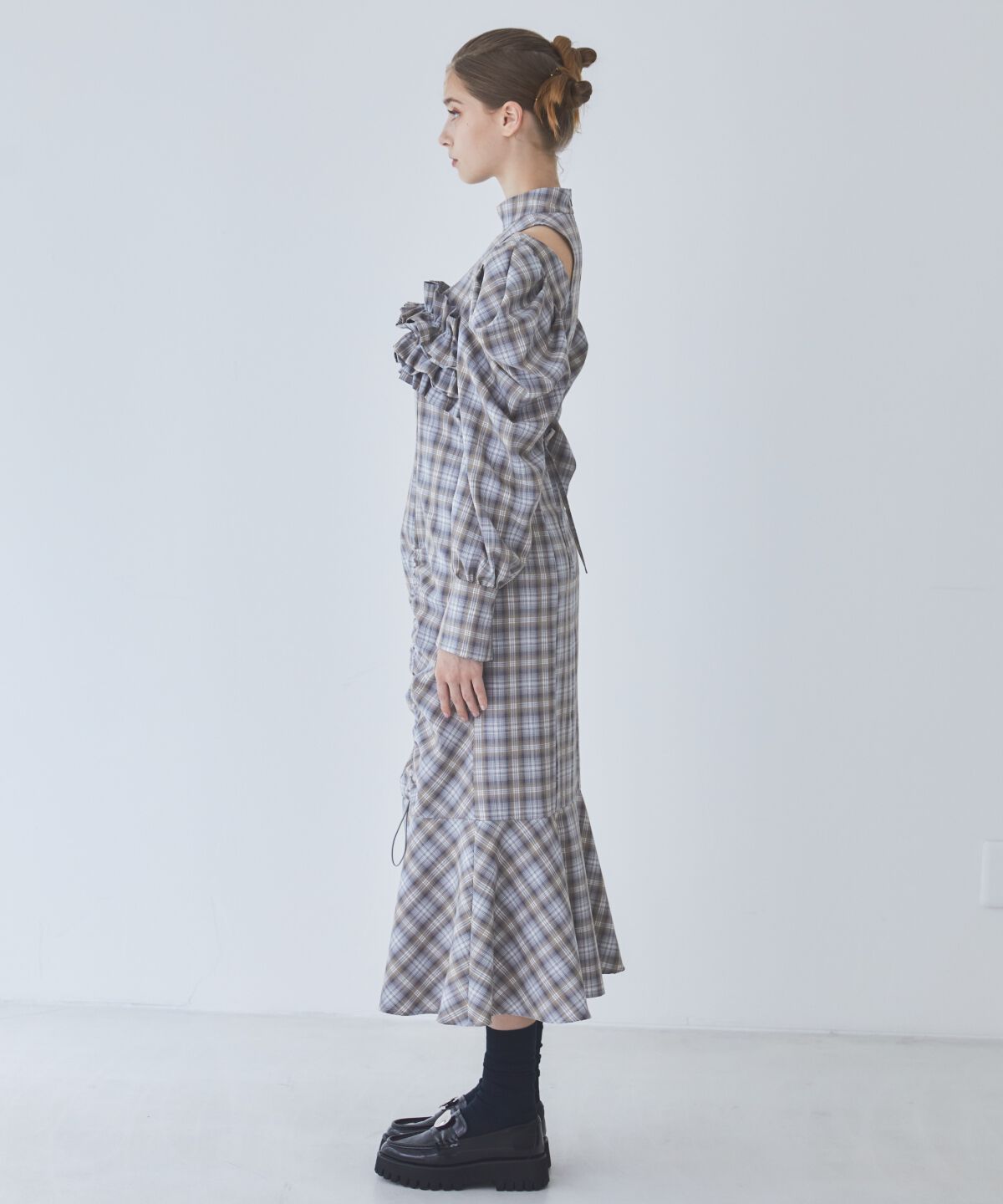 REDYAZEL「フリルドロストワンピース」|ワンピース|