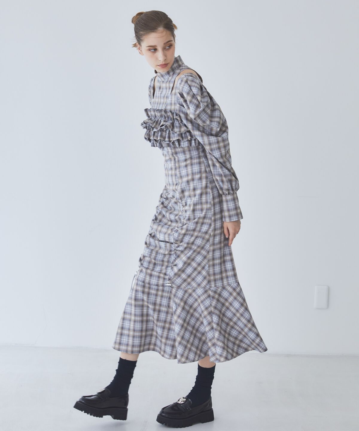 REDYAZEL「フリルドロストワンピース」|ワンピース|