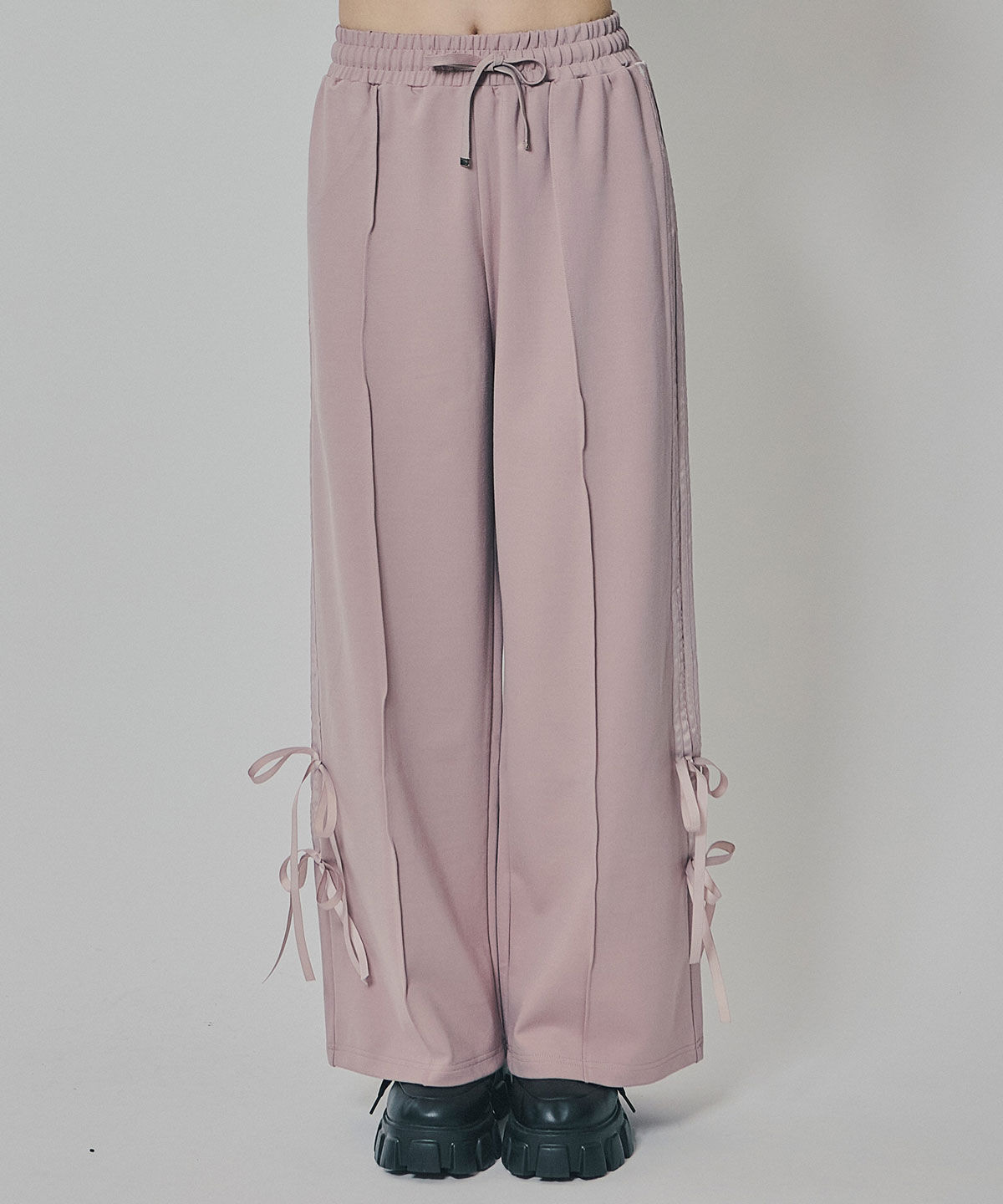 REDYAZEL「ダブルリボンラインイージーパンツ」|その他|ピンク