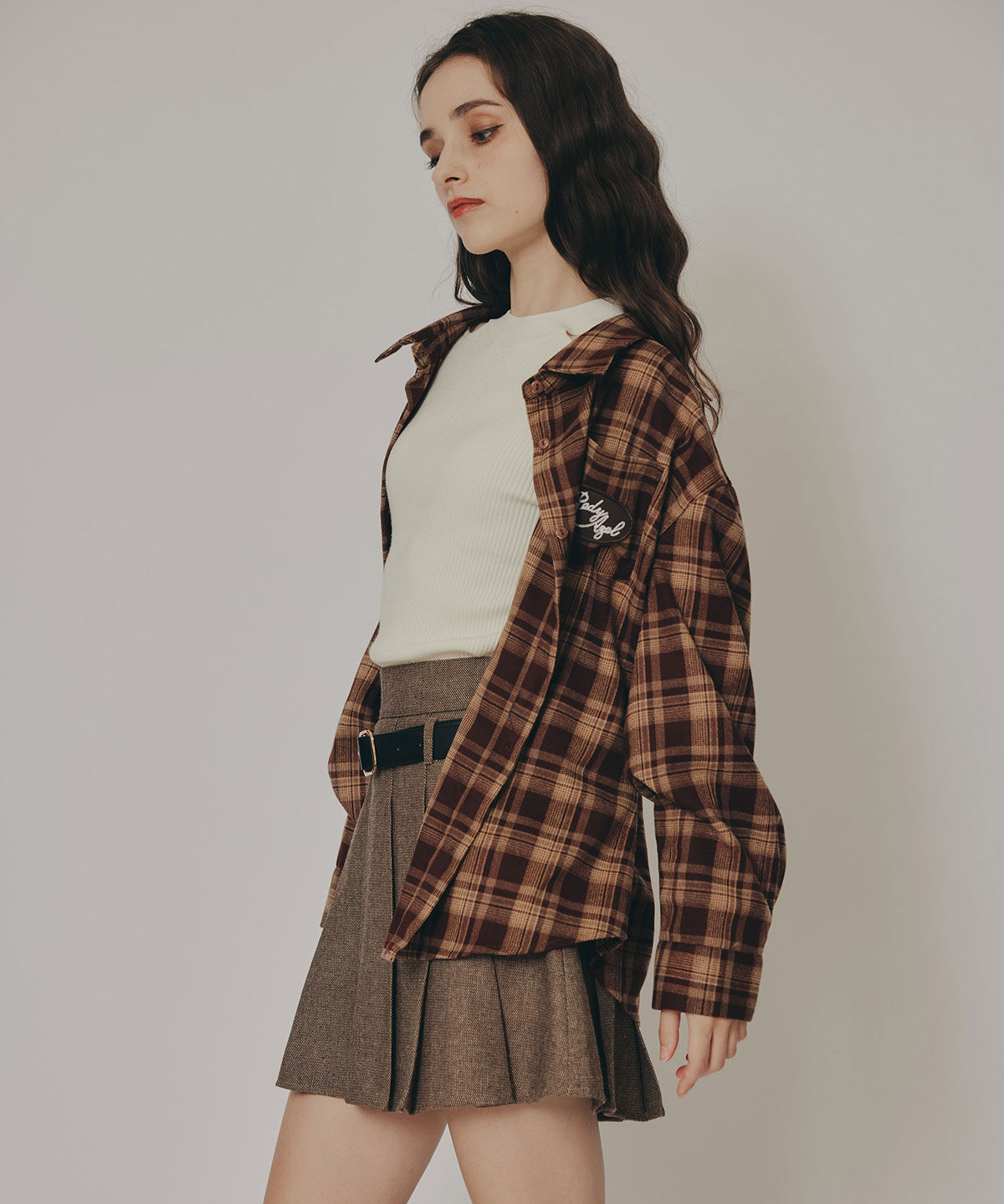 REDYAZEL「ロゴワッペンオーバーシャツ」|シャツ・ブラウス|