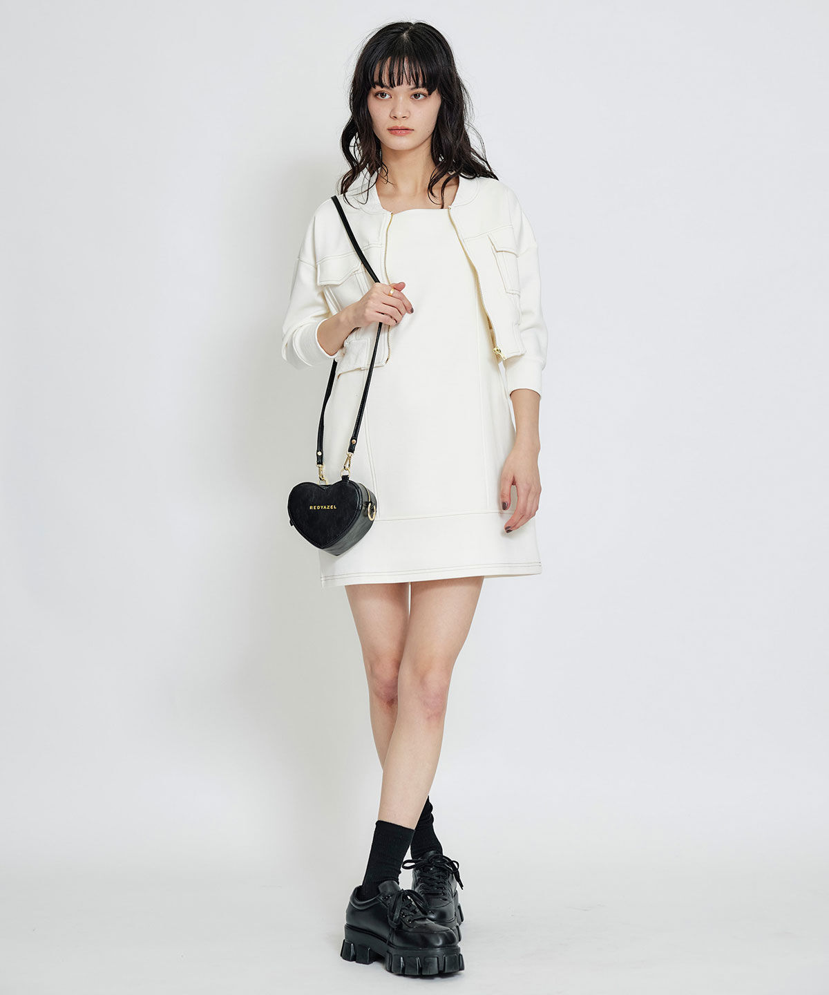 REDYAZEL「Love Me Heart モチーフ2WAYミニショルダーバッグ」|ショルダー・メッセンジャー|