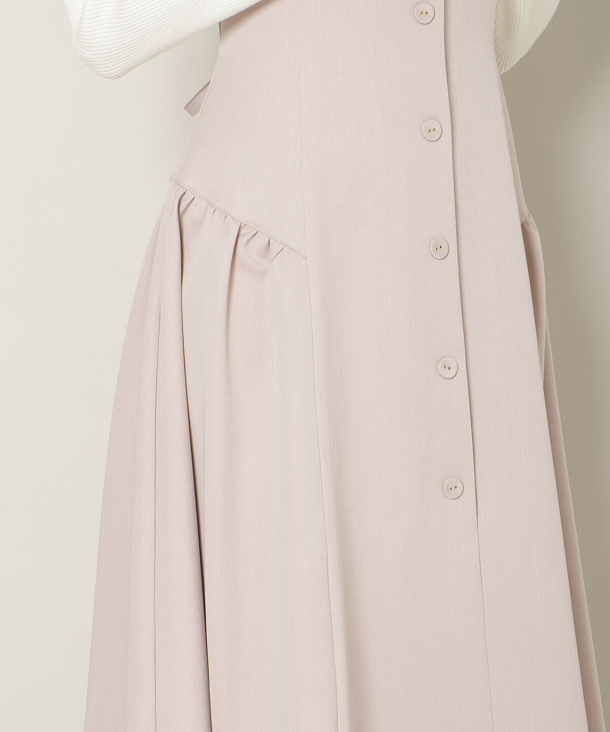 WILLSELECTION「ギャザー切替ストラップキャミワンピース」|ワンピース|