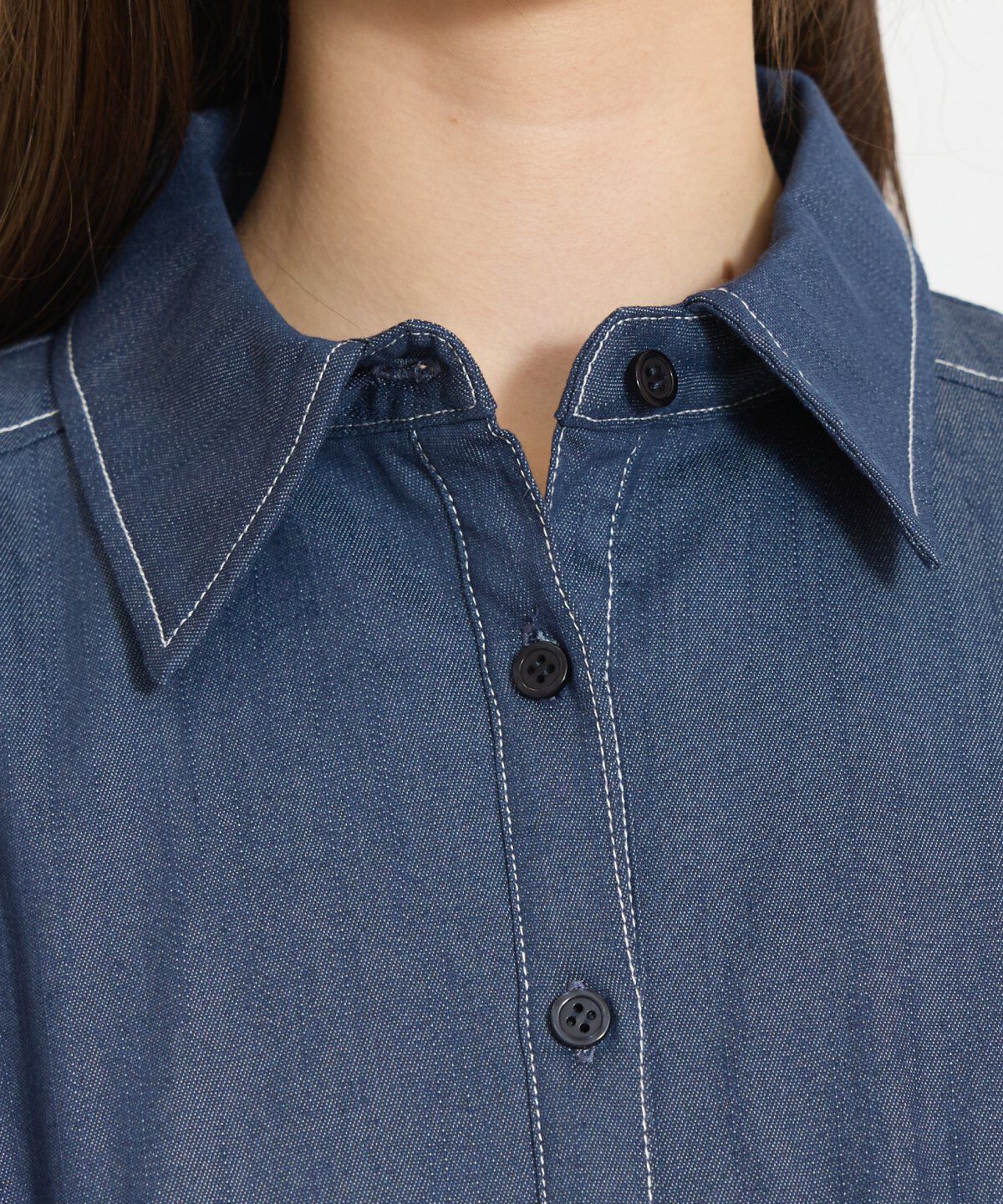 WILLSELECTION「ベルト付きタックスリーブフレアワンピース」|ワンピース|